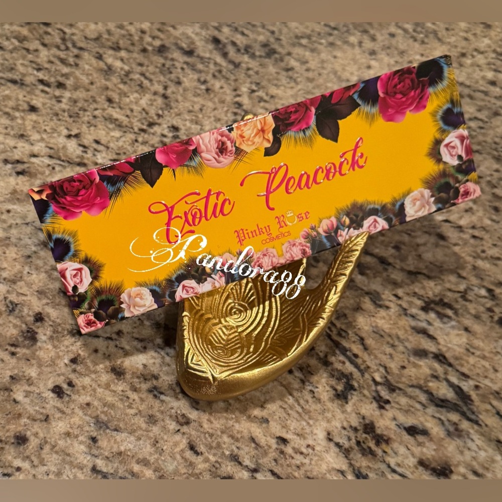 Exotic peacock palette pinky rose